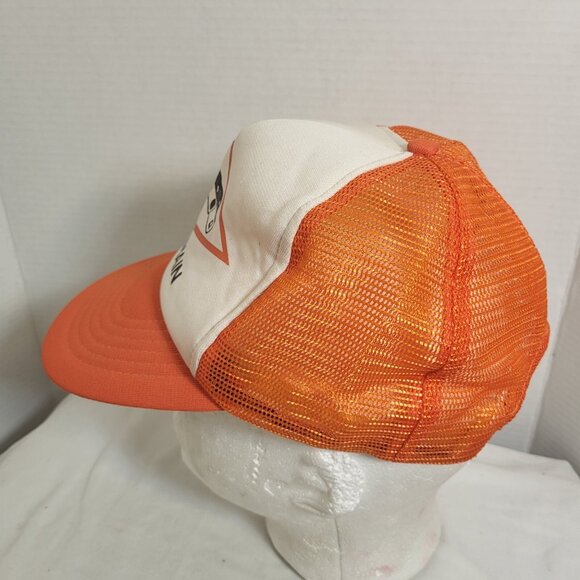 CAM CHAIN Hat Snapback Vintage 80s Cap Trucker Wilson - Picture 6 of 14